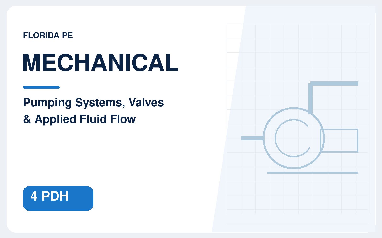 Pumping Systems, Valves & Applied Fluid Flow course illustration