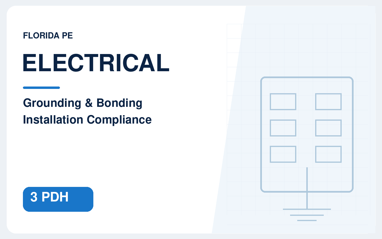 Grounding, Bonding & Electrical Installation Compliance course illustration